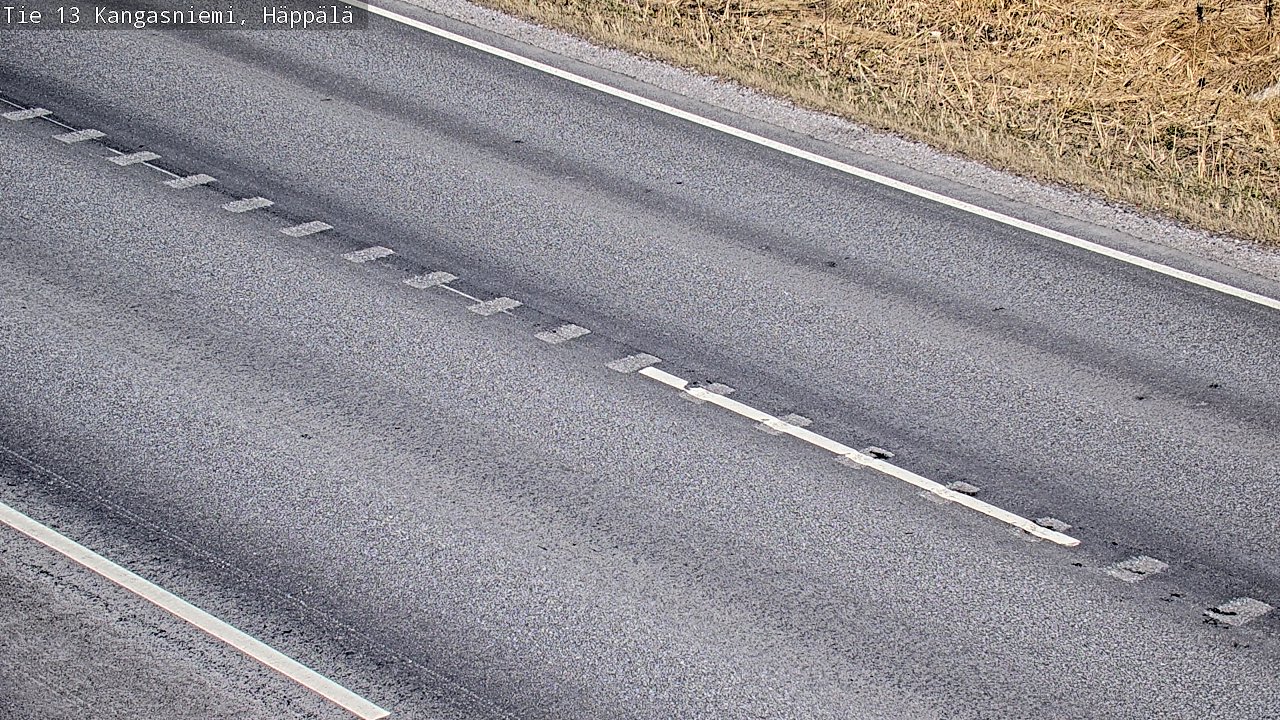 Weather Camera Image Väg 13 Kangasniemi, Häppälä, Kangasniemi, Etelä-Savo