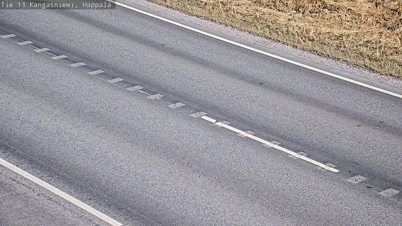 Weather Camera Image Road 13 Kangasniemi, Häppälä, Kangasniemi, Etelä-Savo