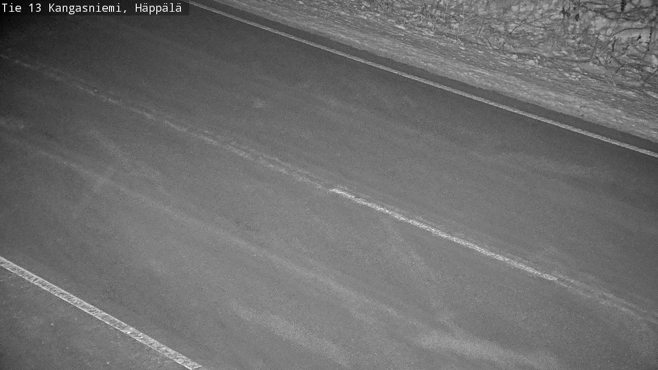 Weather Camera Image Road 13 Kangasniemi, Häppälä, Kangasniemi, Etelä-Savo
