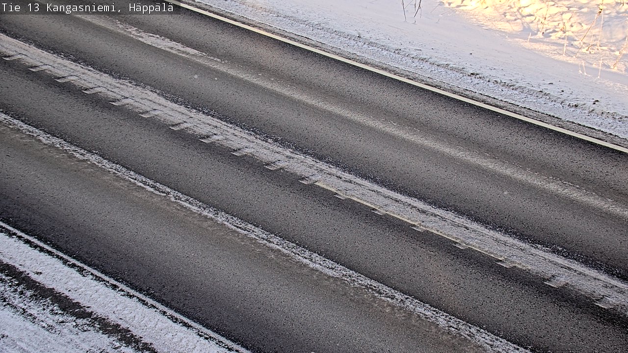 Weather Camera Image Road 13 Kangasniemi, Häppälä, Kangasniemi, Etelä-Savo