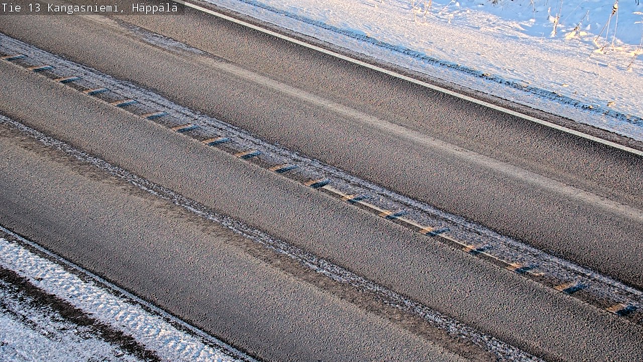Weather Camera Image Road 13 Kangasniemi, Häppälä, Kangasniemi, Etelä-Savo