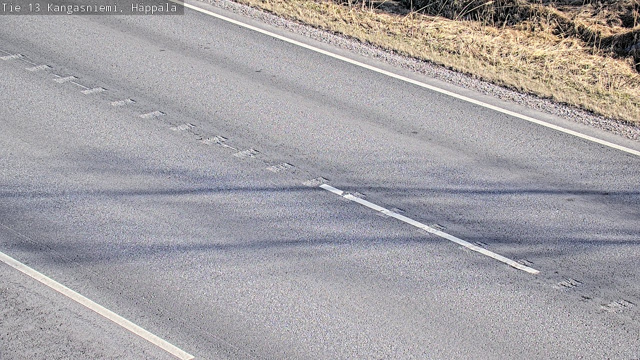 Weather Camera Image Road 13 Kangasniemi, Häppälä, Kangasniemi, Etelä-Savo
