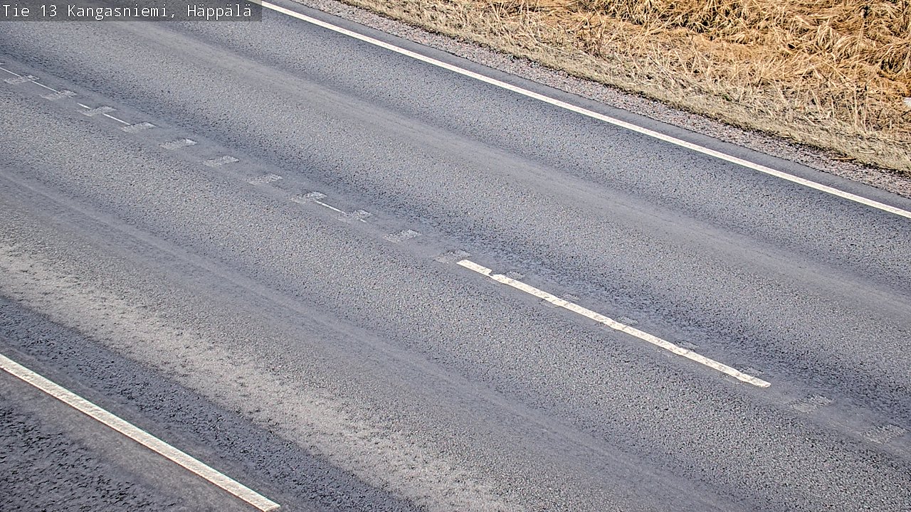 Weather Camera Image Väg 13 Kangasniemi, Häppälä, Kangasniemi, Etelä-Savo