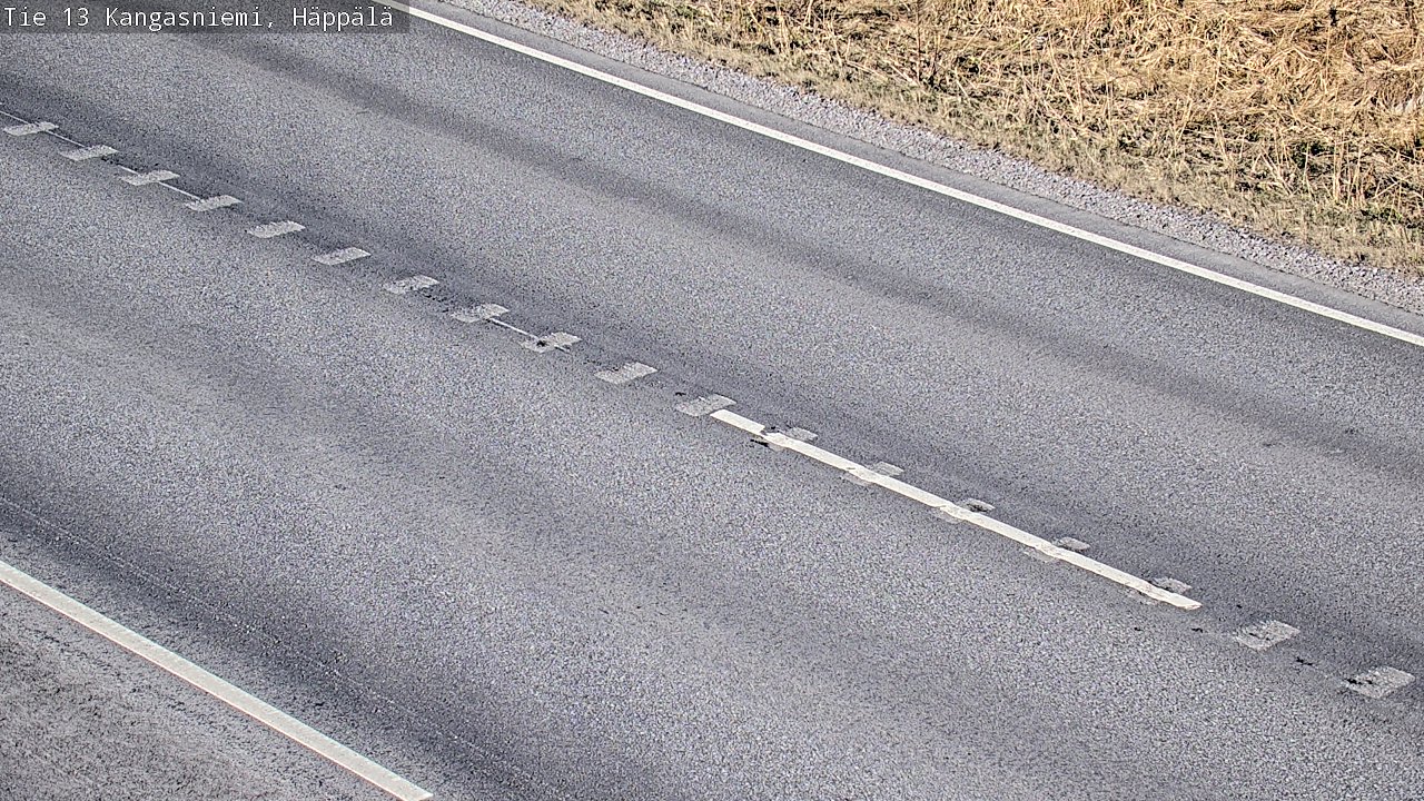 Weather Camera Image Väg 13 Kangasniemi, Häppälä, Kangasniemi, Etelä-Savo
