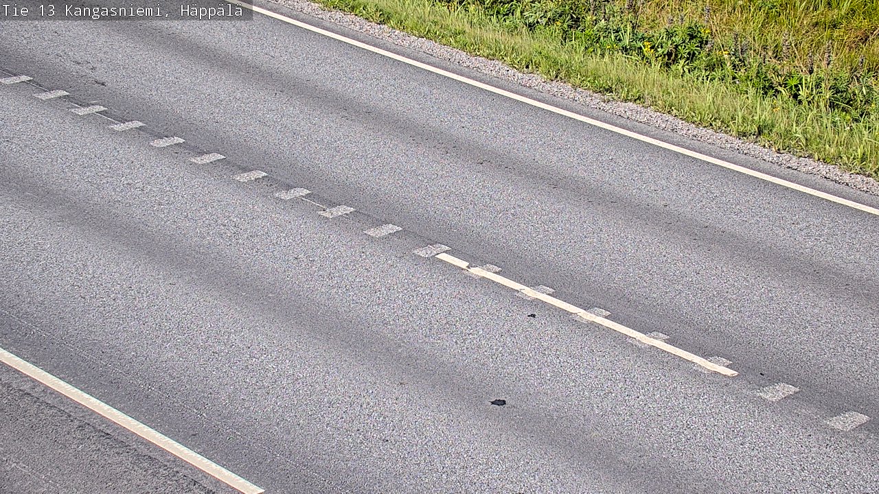 Weather Camera Image Väg 13 Kangasniemi, Häppälä, Kangasniemi, Etelä-Savo
