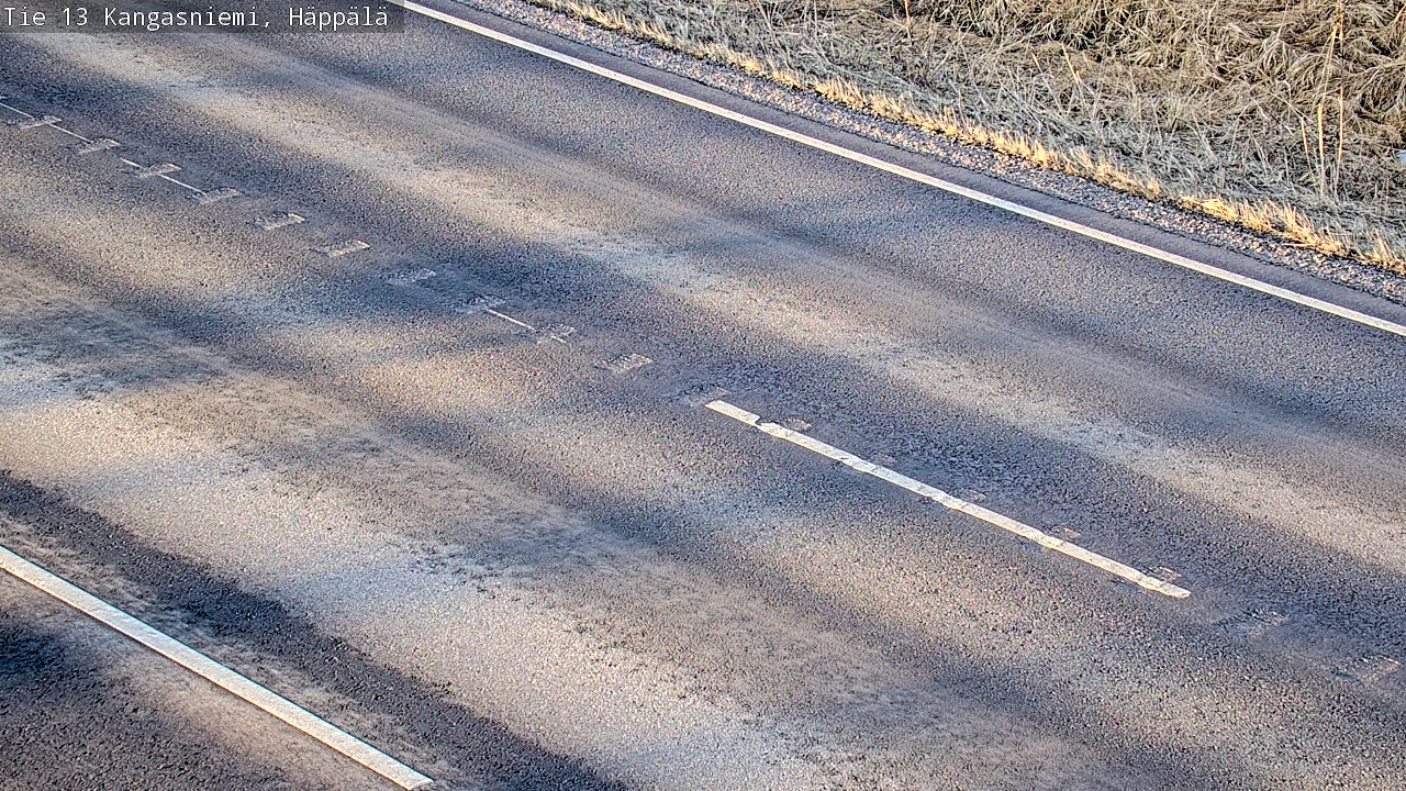 Weather Camera Image Road 13 Kangasniemi, Häppälä, Kangasniemi, Etelä-Savo