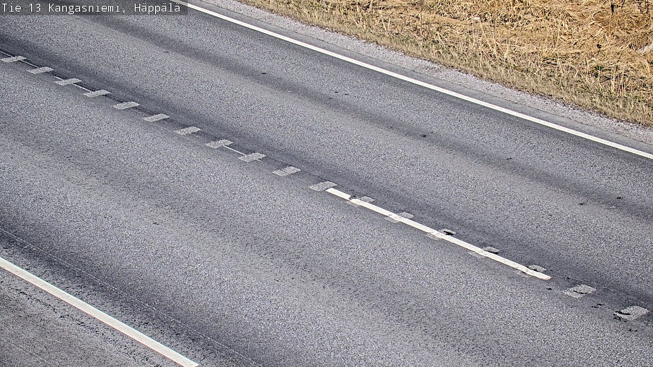 Weather Camera Image Väg 13 Kangasniemi, Häppälä, Kangasniemi, Etelä-Savo