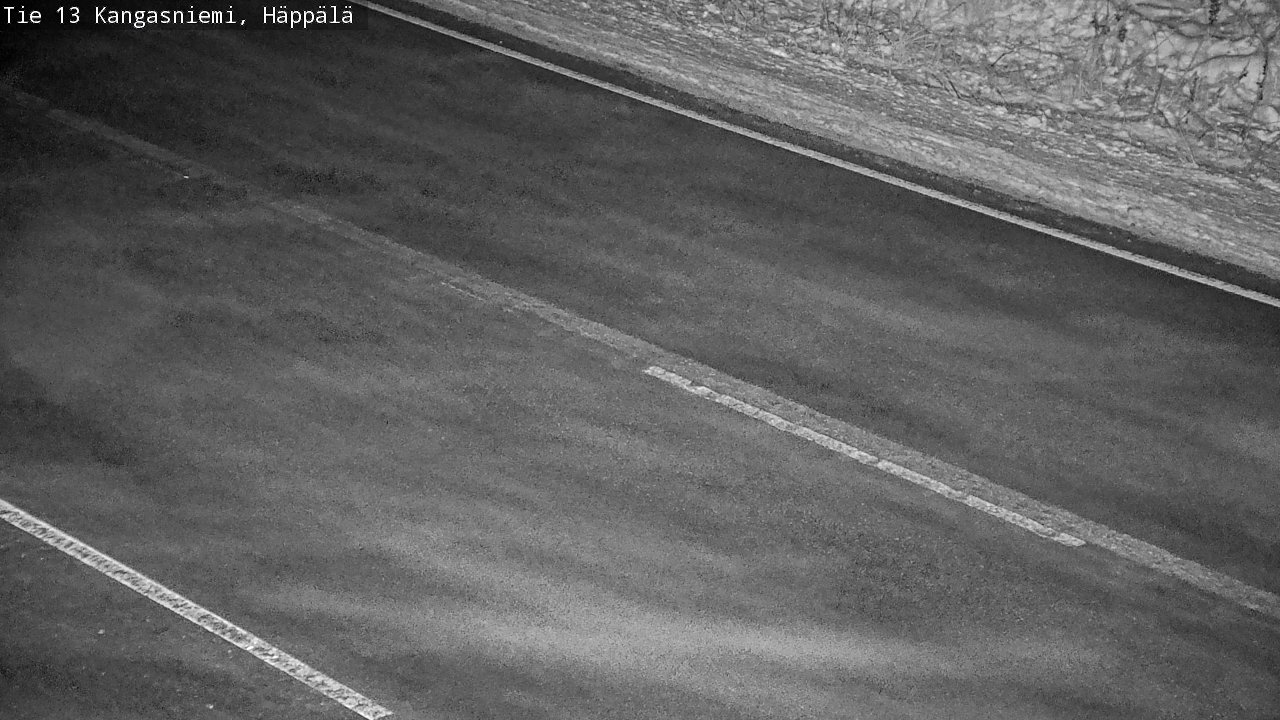 Weather Camera Image Road 13 Kangasniemi, Häppälä, Kangasniemi, Etelä-Savo