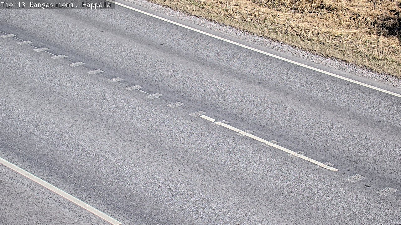 Weather Camera Image Road 13 Kangasniemi, Häppälä, Kangasniemi, Etelä-Savo