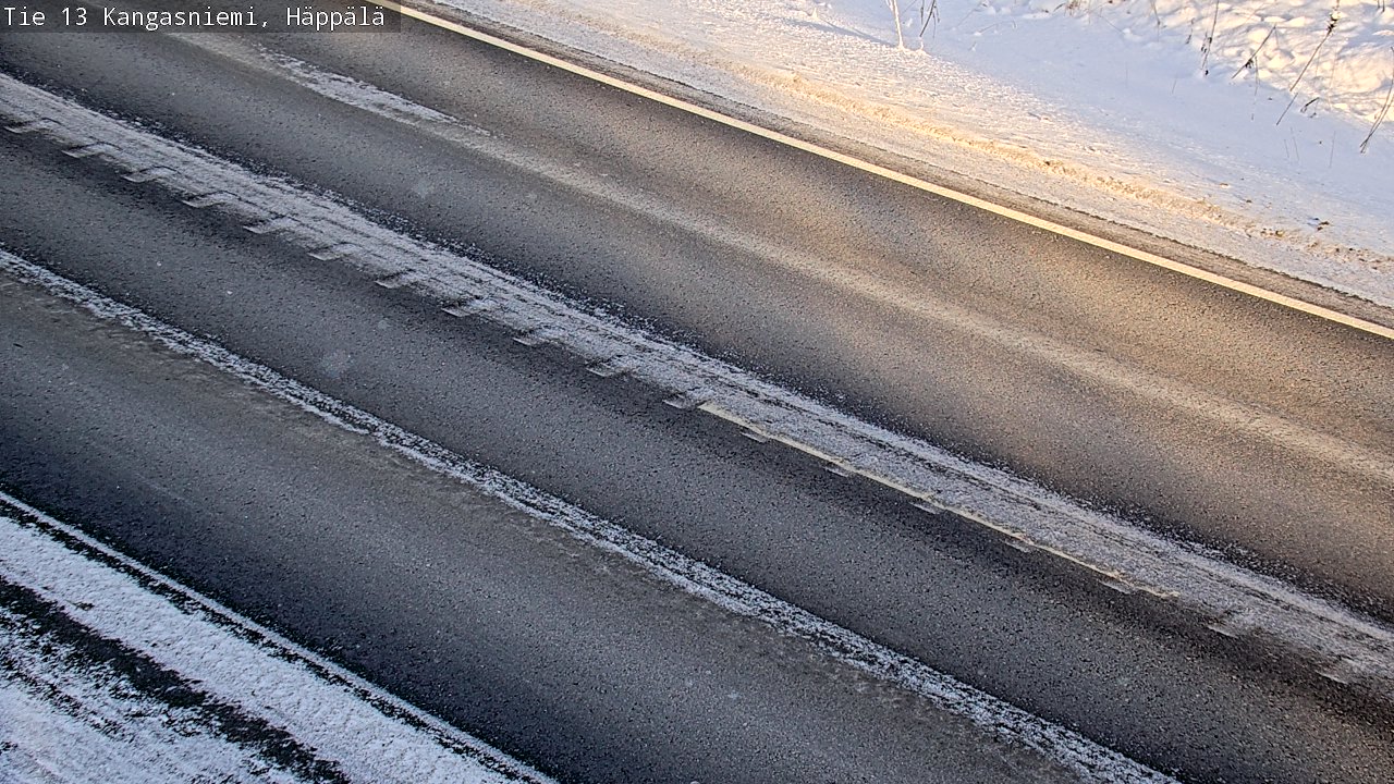 Weather Camera Image Road 13 Kangasniemi, Häppälä, Kangasniemi, Etelä-Savo