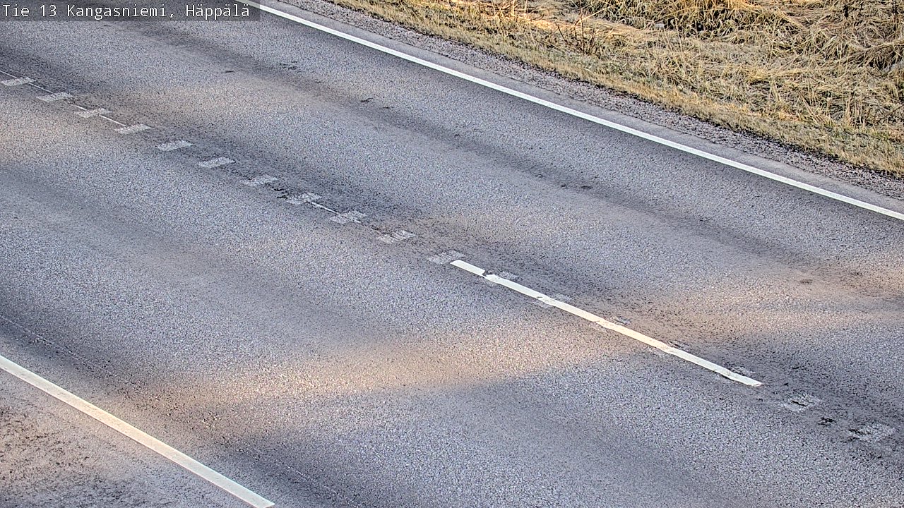 Weather Camera Image Road 13 Kangasniemi, Häppälä, Kangasniemi, Etelä-Savo