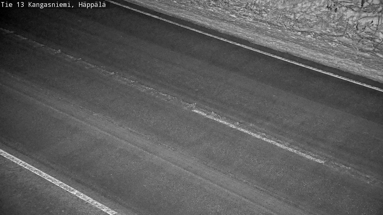 Weather Camera Image Road 13 Kangasniemi, Häppälä, Kangasniemi, Etelä-Savo