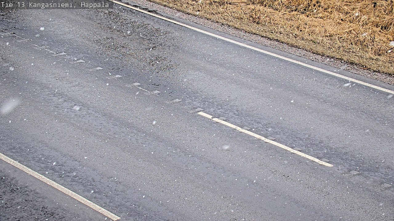 Weather Camera Image Väg 13 Kangasniemi, Häppälä, Kangasniemi, Etelä-Savo