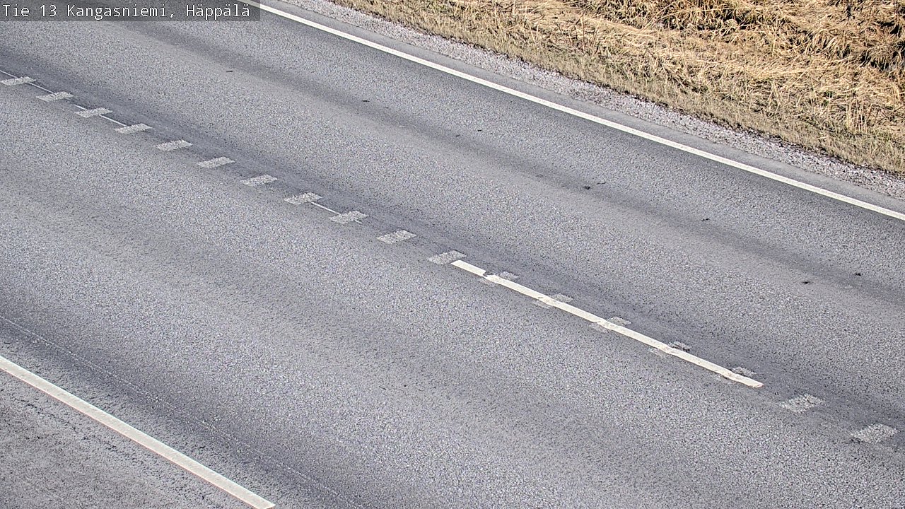 Weather Camera Image Väg 13 Kangasniemi, Häppälä, Kangasniemi, Etelä-Savo