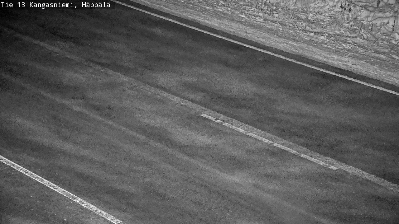 Weather Camera Image Road 13 Kangasniemi, Häppälä, Kangasniemi, Etelä-Savo