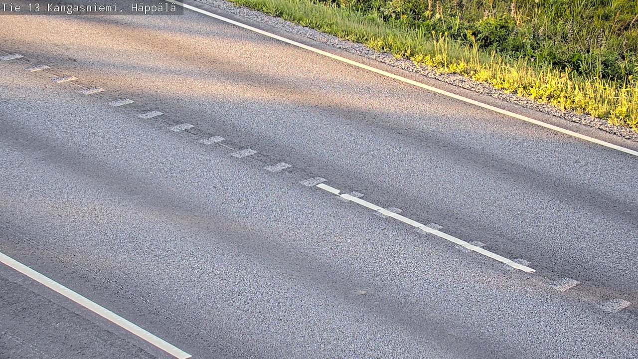 Weather Camera Image Väg 13 Kangasniemi, Häppälä, Kangasniemi, Etelä-Savo