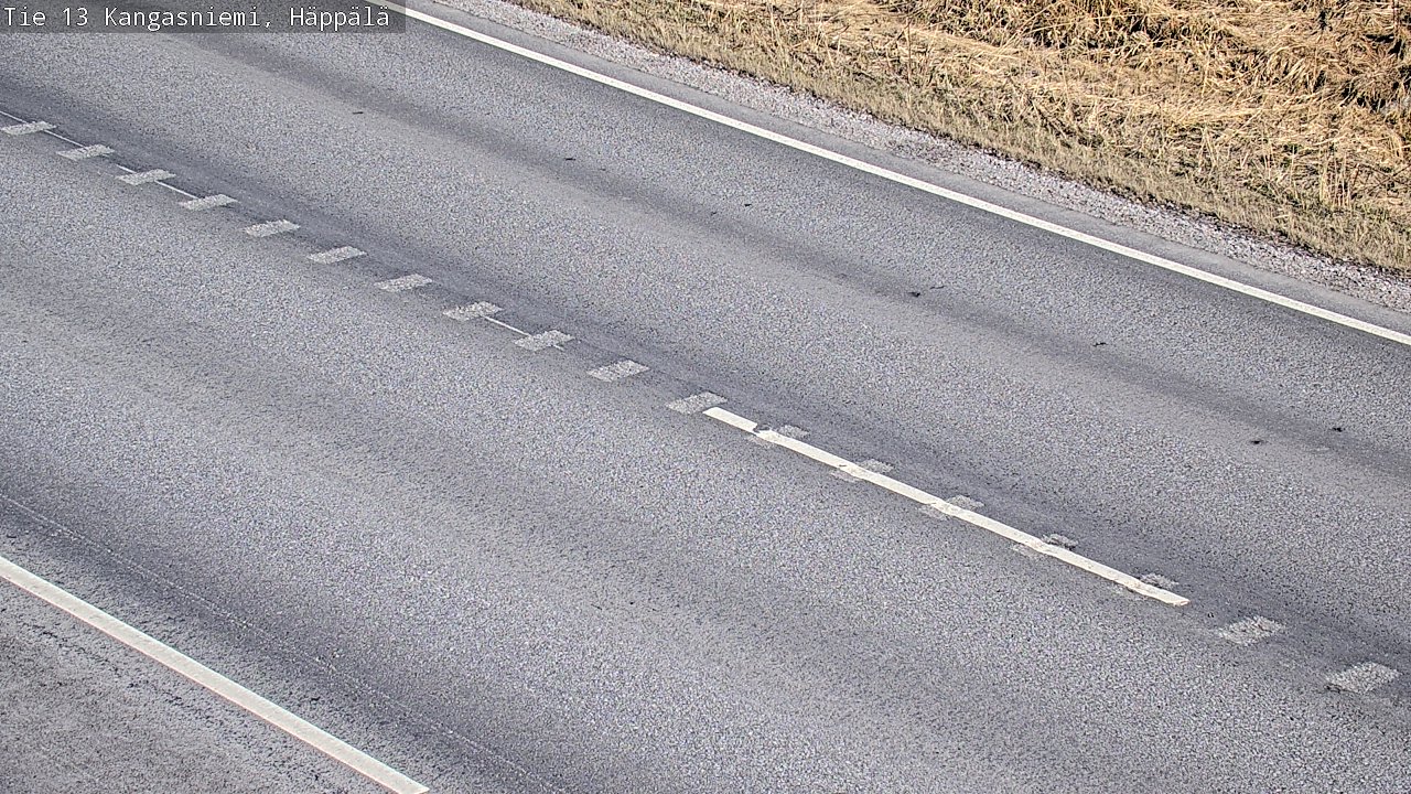 Weather Camera Image Väg 13 Kangasniemi, Häppälä, Kangasniemi, Etelä-Savo