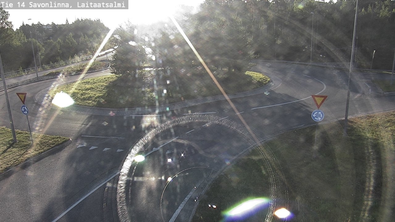 Weather Camera Image Väg 14 Nyslott, Laitaatsalmi, Savonlinna, Etelä-Savo