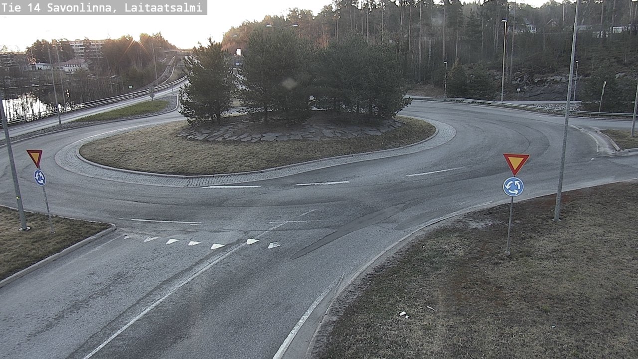 Weather Camera Image Väg 14 Nyslott, Laitaatsalmi, Savonlinna, Etelä-Savo