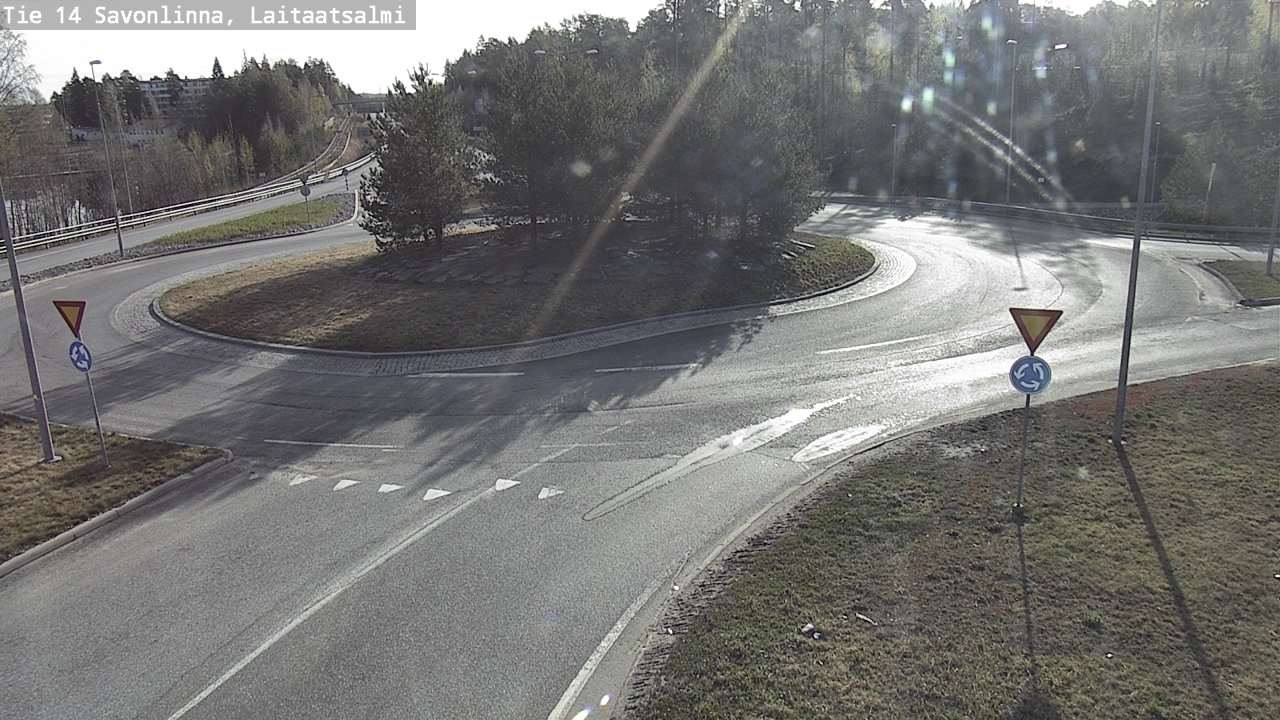 Weather Camera Image Road 14 Savonlinna, Laitaatsalmi, Savonlinna, Etelä-Savo