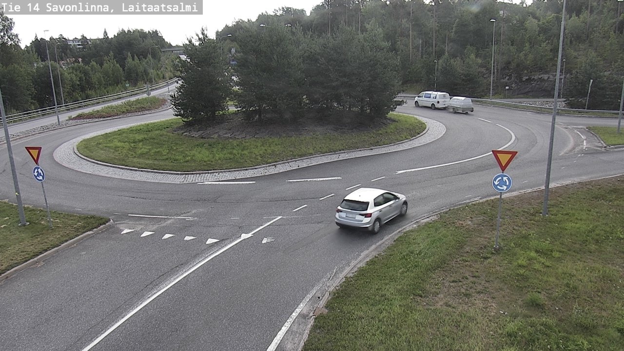 Weather Camera Image Road 14 Savonlinna, Laitaatsalmi, Savonlinna, Etelä-Savo