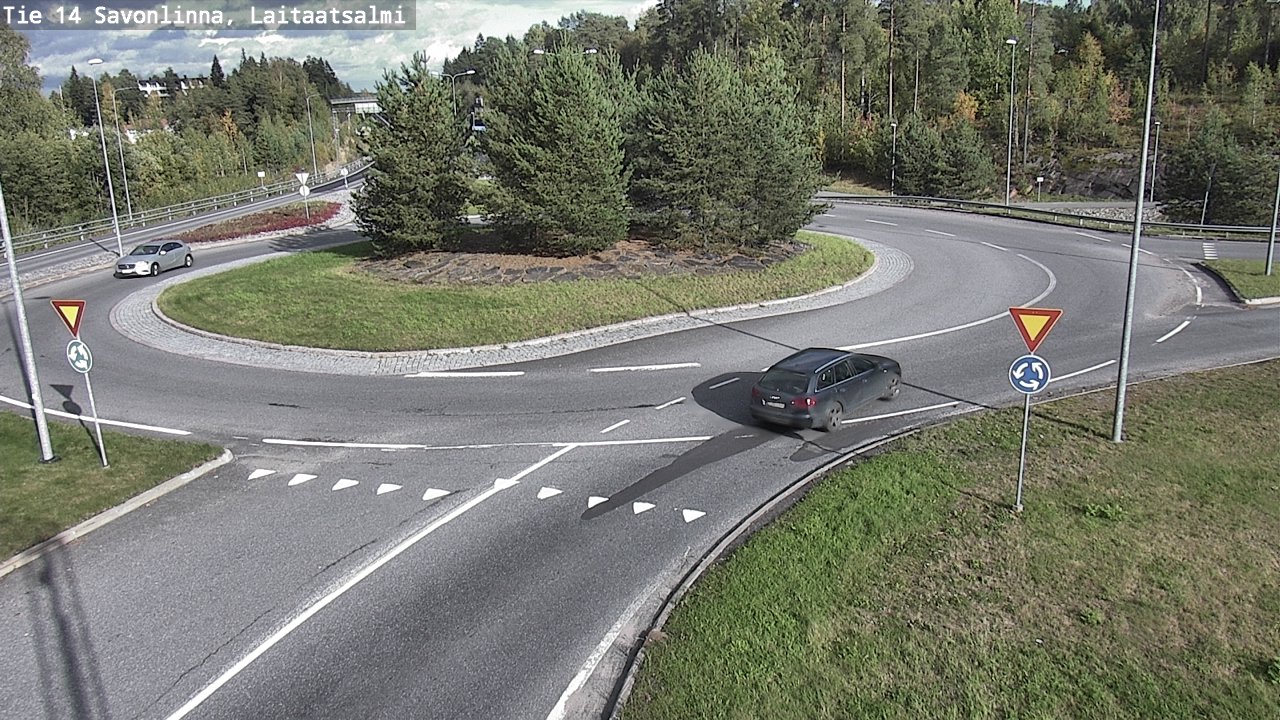Weather Camera Image Road 14 Savonlinna, Laitaatsalmi, Savonlinna, Etelä-Savo