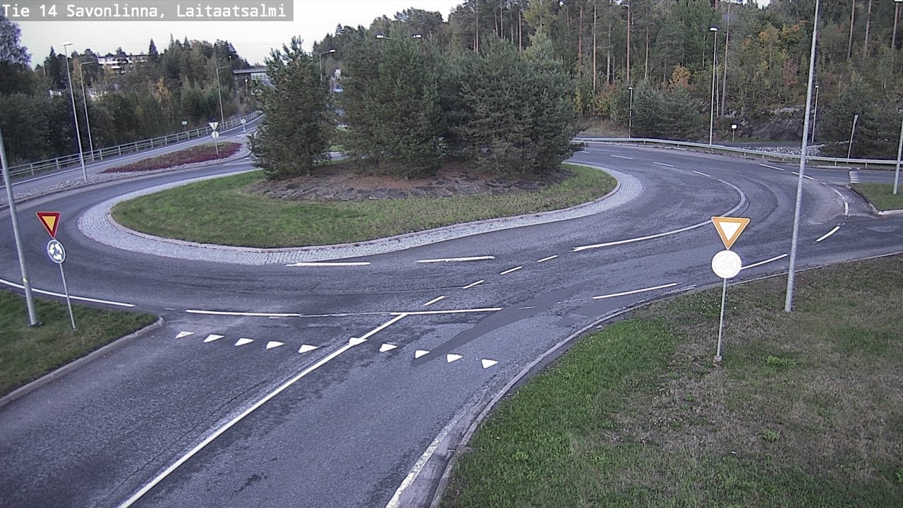 Weather Camera Image Road 14 Savonlinna, Laitaatsalmi, Savonlinna, Etelä-Savo