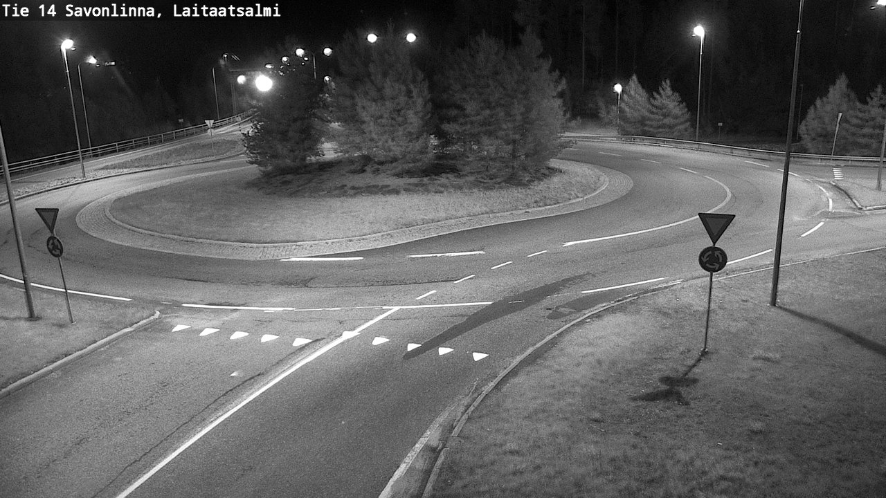 Weather Camera Image Road 14 Savonlinna, Laitaatsalmi, Savonlinna, Etelä-Savo