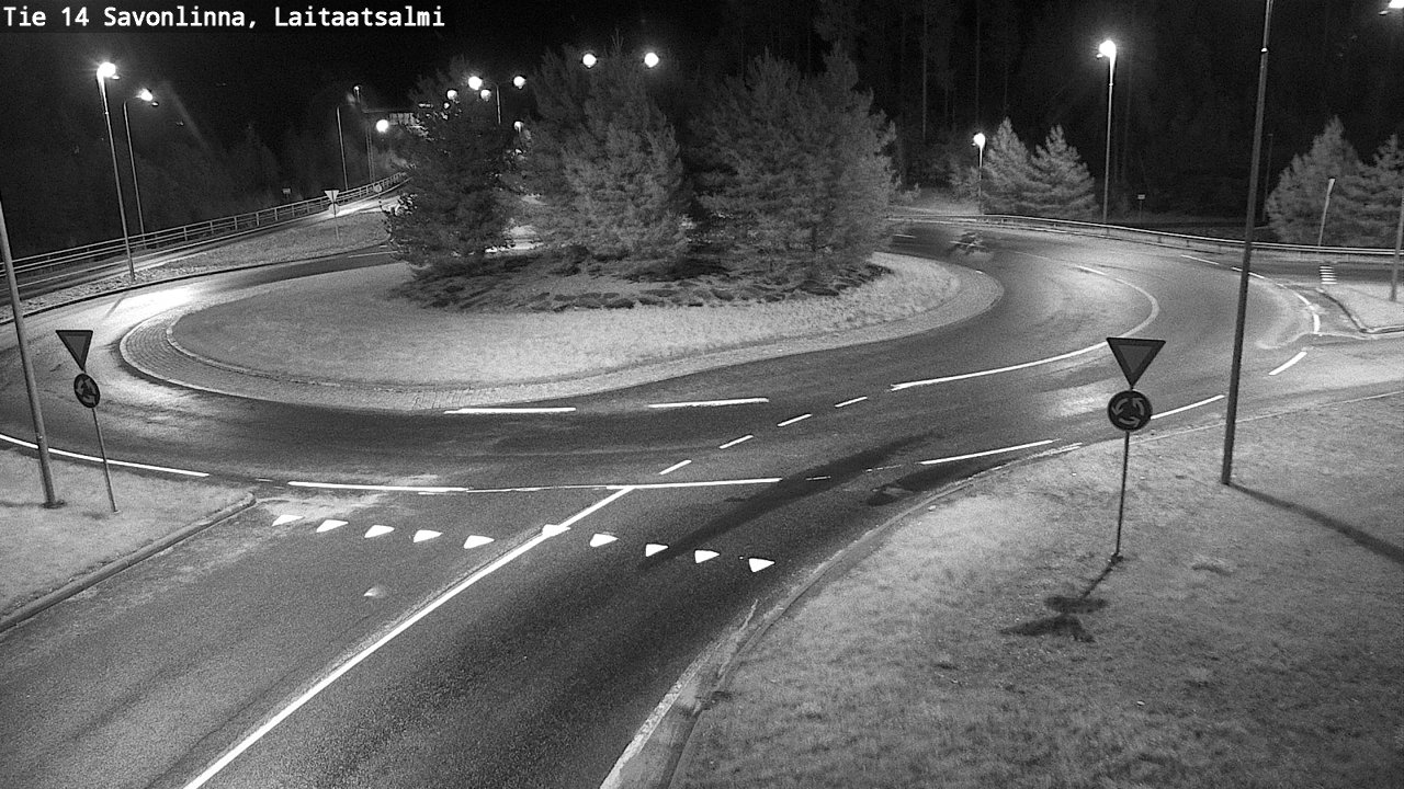 Weather Camera Image Road 14 Savonlinna, Laitaatsalmi, Savonlinna, Etelä-Savo