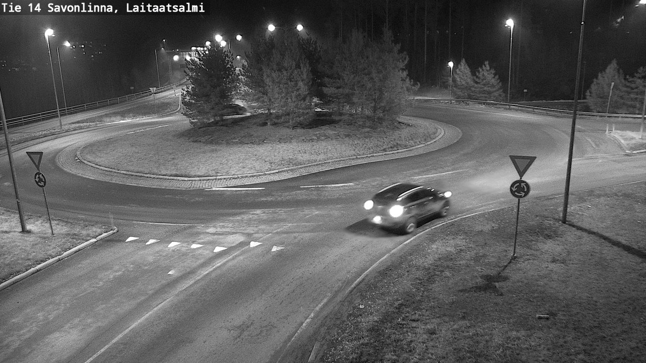Weather Camera Image Väg 14 Nyslott, Laitaatsalmi, Savonlinna, Etelä-Savo