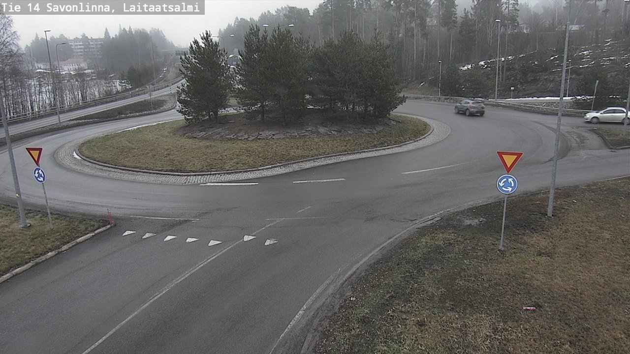 Weather Camera Image Road 14 Savonlinna, Laitaatsalmi, Savonlinna, Etelä-Savo