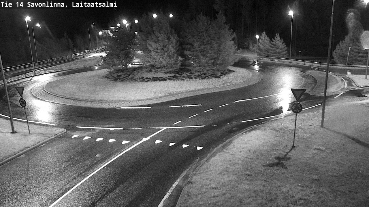 Weather Camera Image Road 14 Savonlinna, Laitaatsalmi, Savonlinna, Etelä-Savo