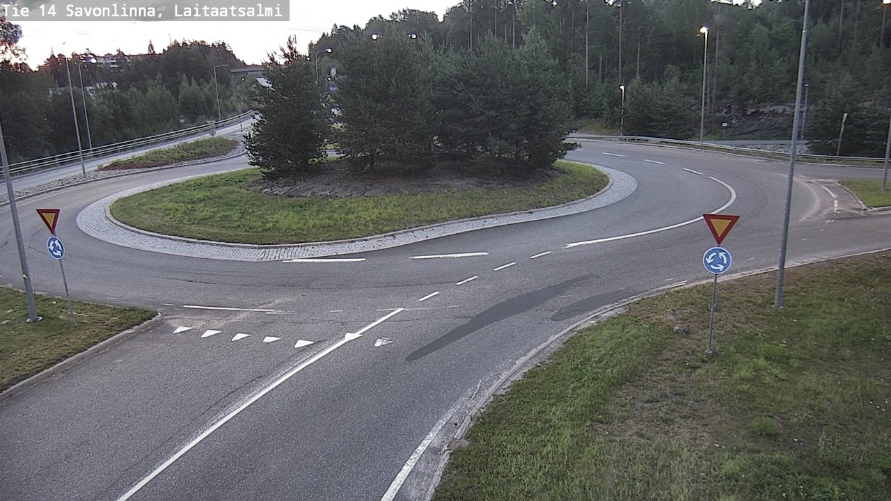Weather Camera Image Väg 14 Nyslott, Laitaatsalmi, Savonlinna, Etelä-Savo