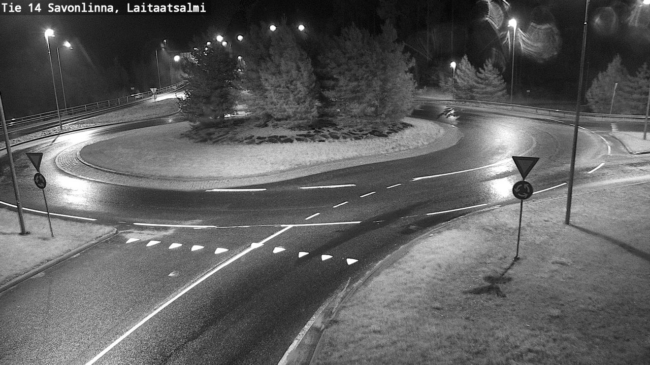 Weather Camera Image Road 14 Savonlinna, Laitaatsalmi, Savonlinna, Etelä-Savo