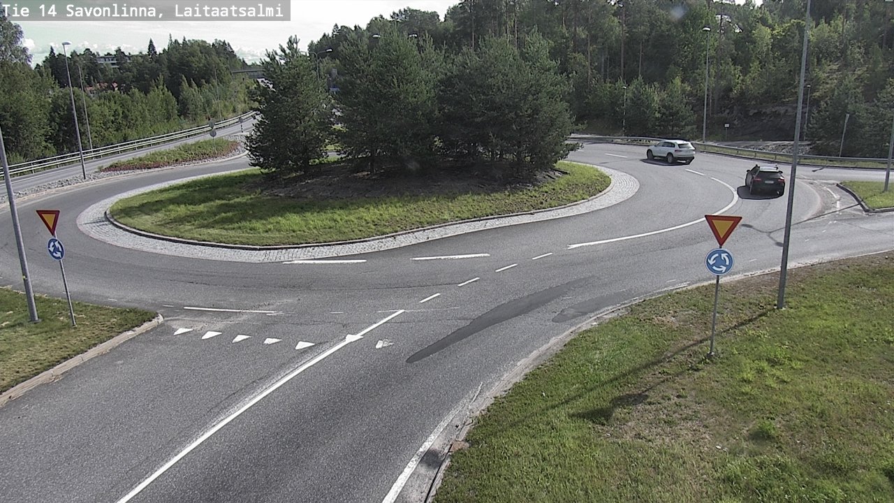 Weather Camera Image Väg 14 Nyslott, Laitaatsalmi, Savonlinna, Etelä-Savo