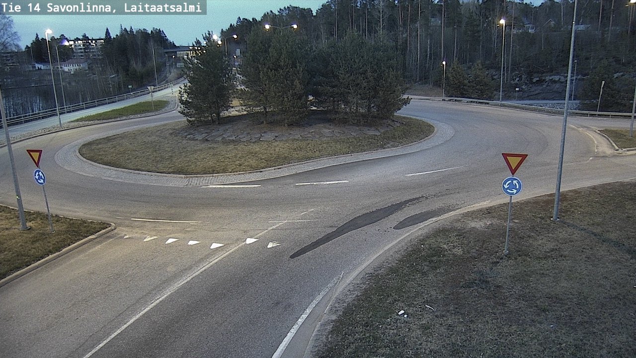 Weather Camera Image Väg 14 Nyslott, Laitaatsalmi, Savonlinna, Etelä-Savo