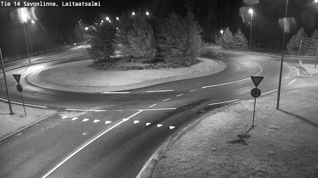 Weather Camera Image Road 14 Savonlinna, Laitaatsalmi, Savonlinna, Etelä-Savo
