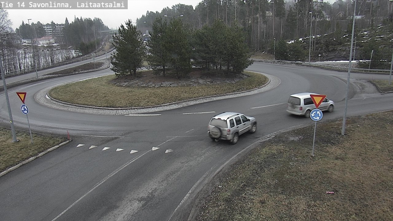 Weather Camera Image Road 14 Savonlinna, Laitaatsalmi, Savonlinna, Etelä-Savo