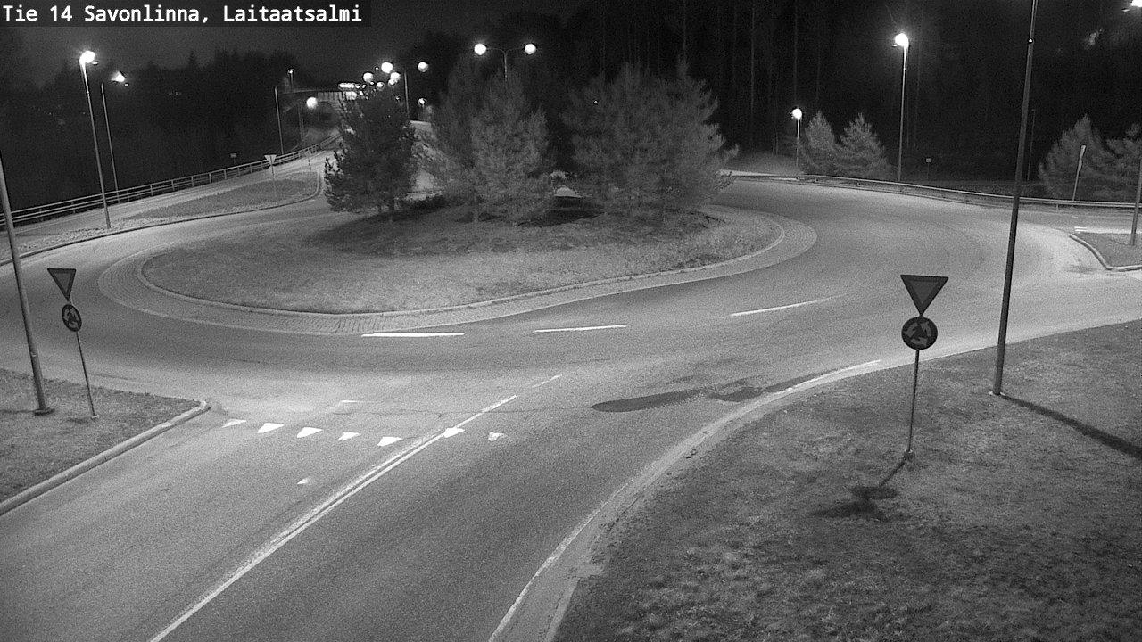 Weather Camera Image Väg 14 Nyslott, Laitaatsalmi, Savonlinna, Etelä-Savo