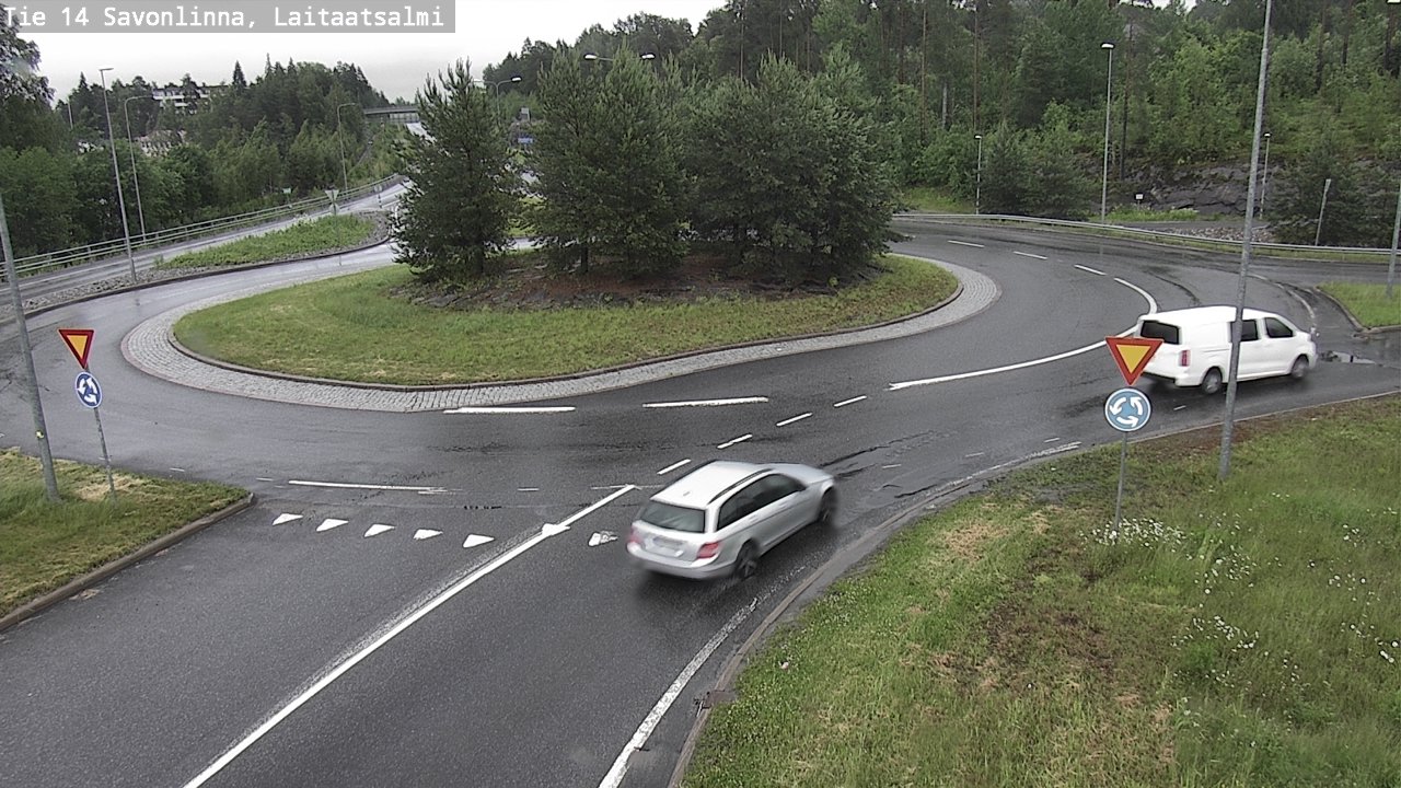 Weather Camera Image Road 14 Savonlinna, Laitaatsalmi, Savonlinna, Etelä-Savo