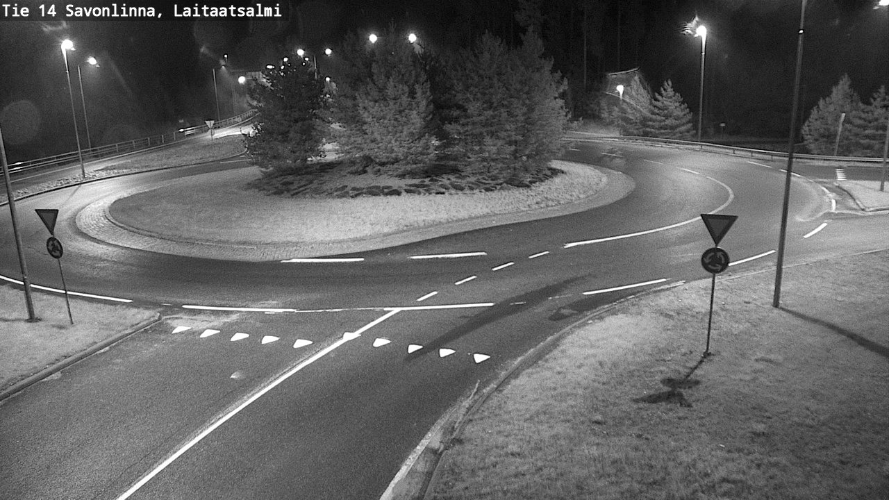 Weather Camera Image Road 14 Savonlinna, Laitaatsalmi, Savonlinna, Etelä-Savo