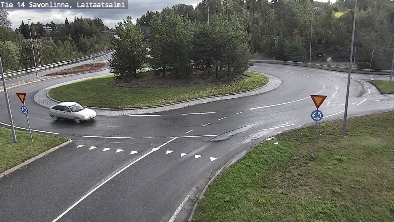 Weather Camera Image Väg 14 Nyslott, Laitaatsalmi, Savonlinna, Etelä-Savo