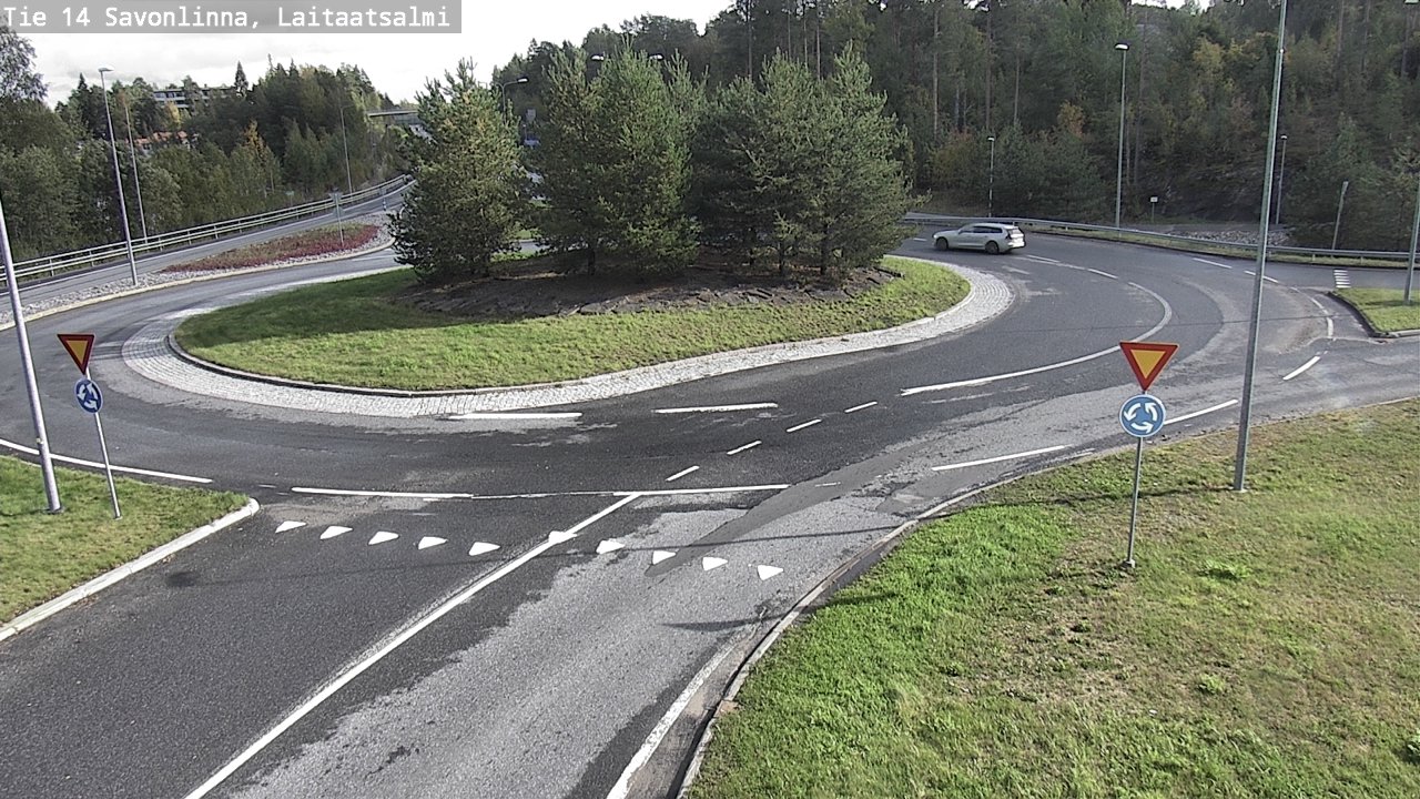 Weather Camera Image Road 14 Savonlinna, Laitaatsalmi, Savonlinna, Etelä-Savo