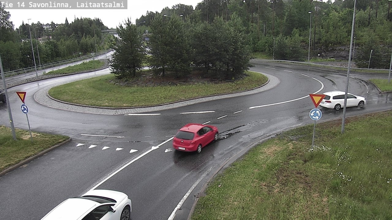 Weather Camera Image Road 14 Savonlinna, Laitaatsalmi, Savonlinna, Etelä-Savo