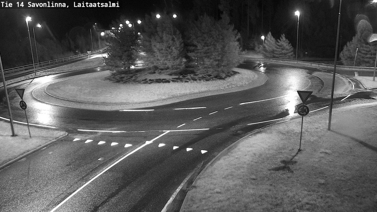 Weather Camera Image Road 14 Savonlinna, Laitaatsalmi, Savonlinna, Etelä-Savo