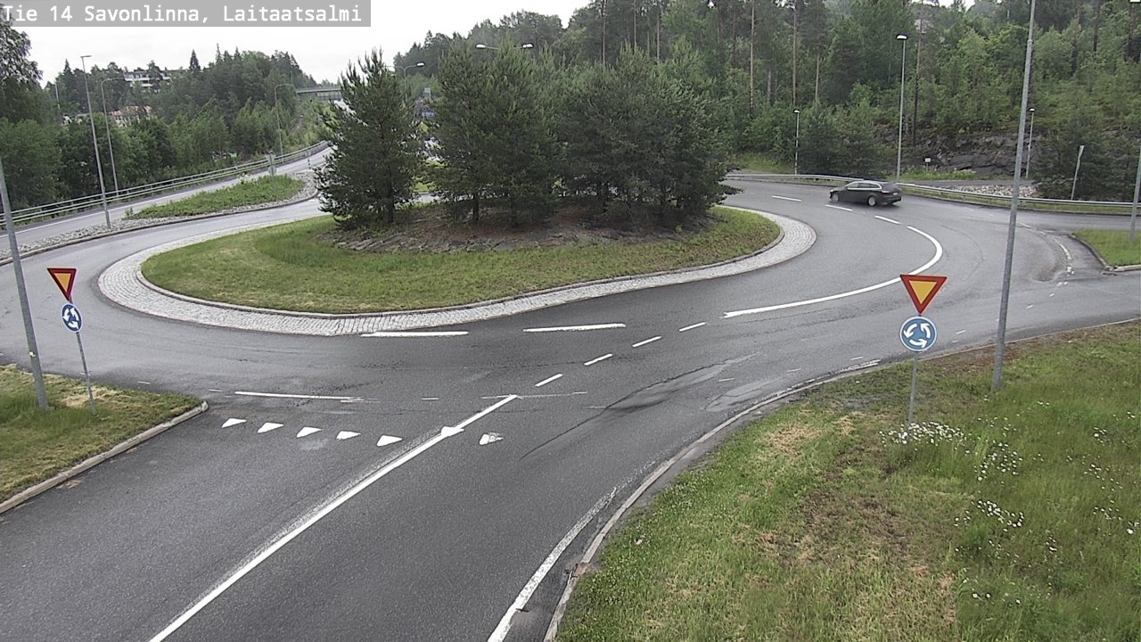 Weather Camera Image Road 14 Savonlinna, Laitaatsalmi, Savonlinna, Etelä-Savo