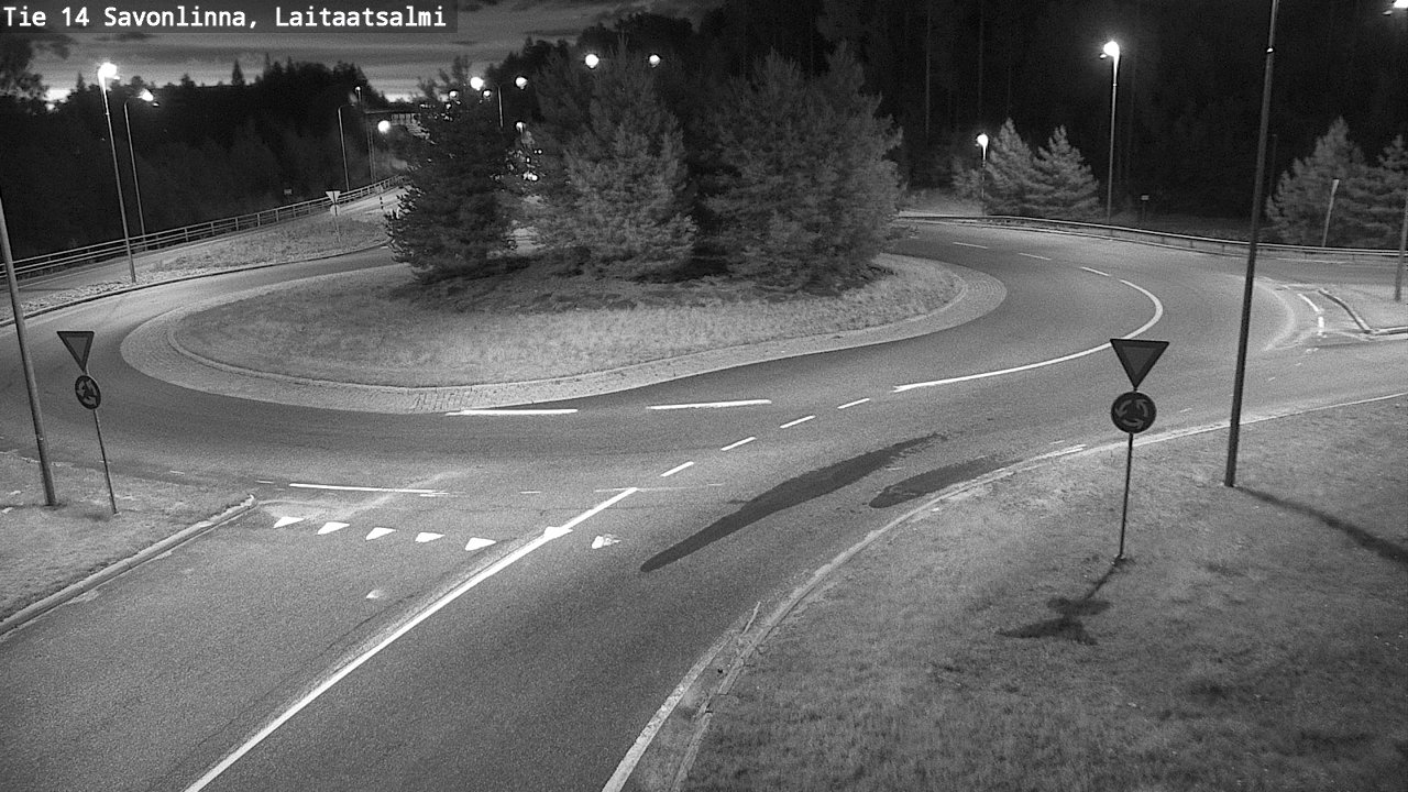 Weather Camera Image Väg 14 Nyslott, Laitaatsalmi, Savonlinna, Etelä-Savo