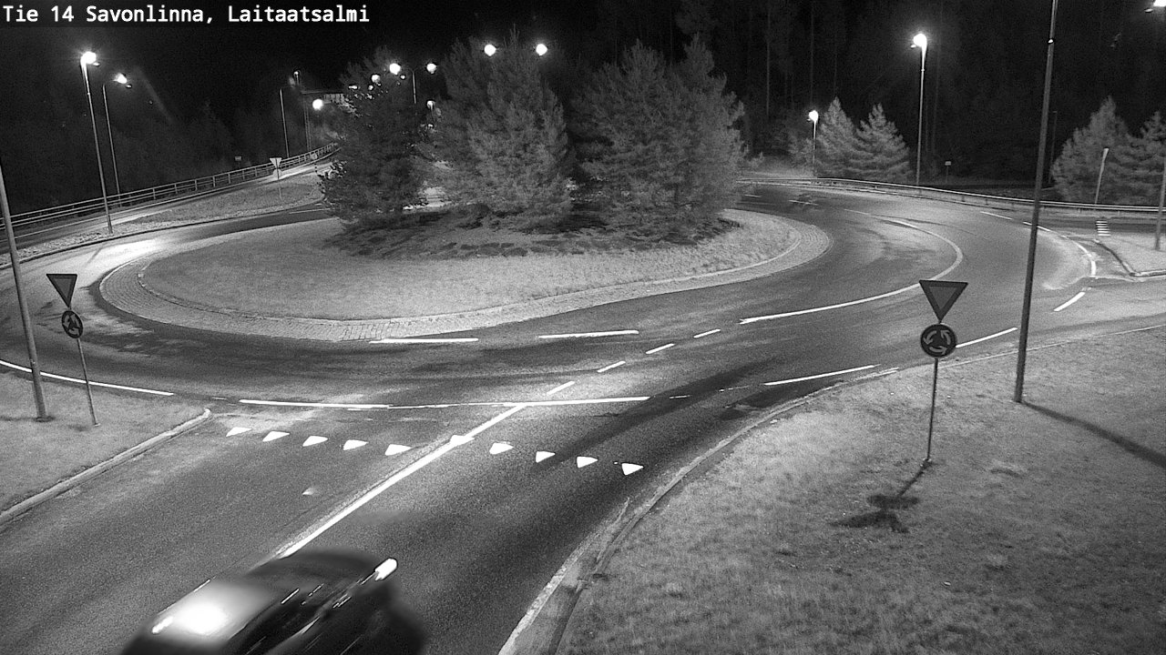 Weather Camera Image Road 14 Savonlinna, Laitaatsalmi, Savonlinna, Etelä-Savo