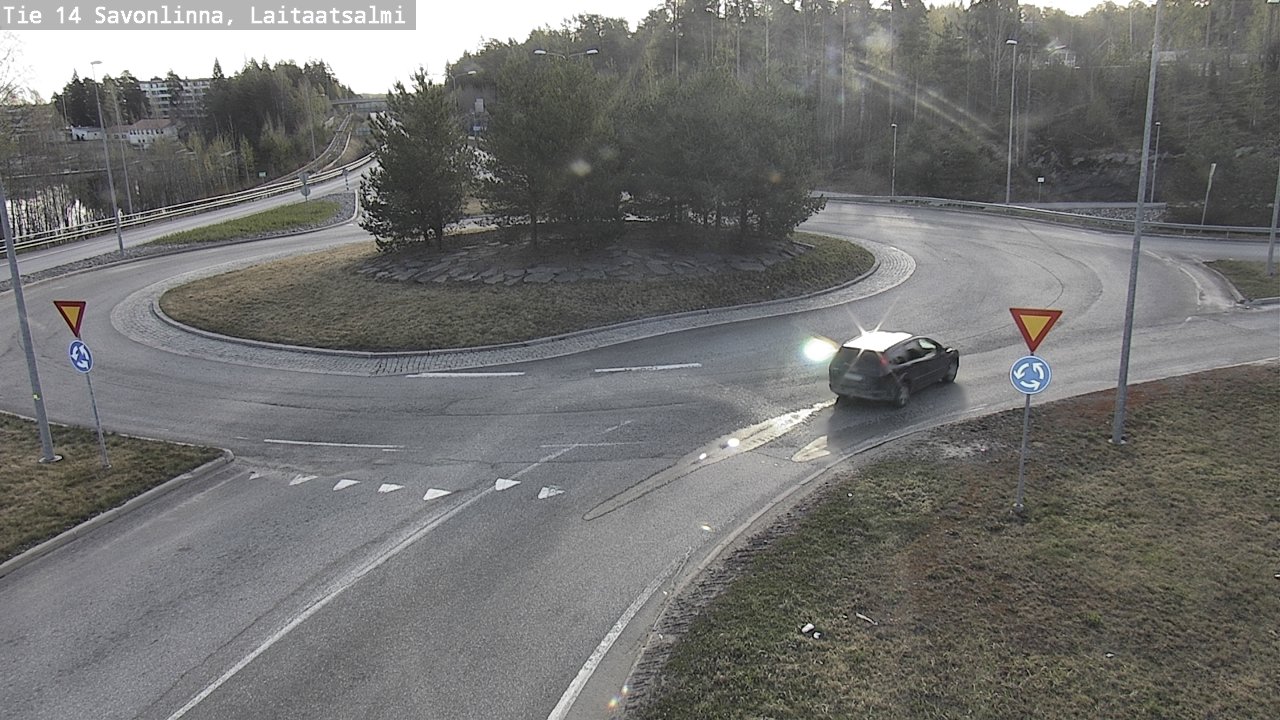 Weather Camera Image Road 14 Savonlinna, Laitaatsalmi, Savonlinna, Etelä-Savo
