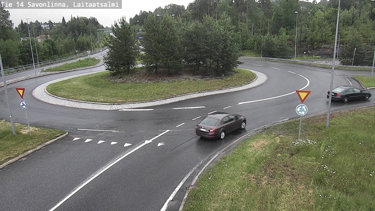 Weather Camera Image Road 14 Savonlinna, Laitaatsalmi, Savonlinna, Etelä-Savo